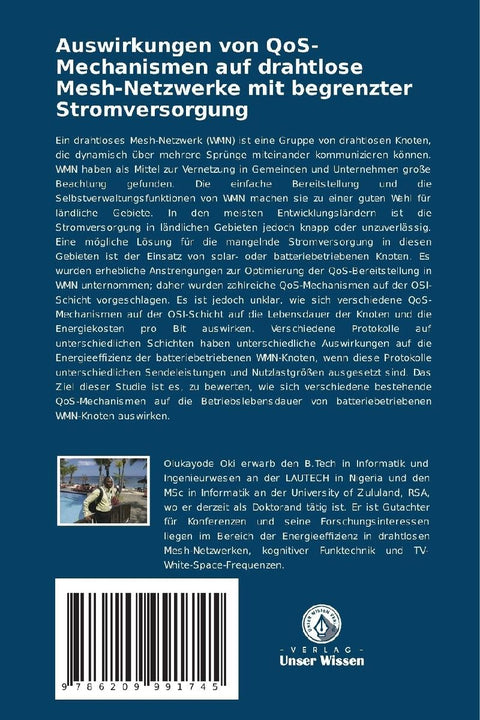 Auswirkungen von QoS-Mechanismen auf drahtlose Mesh-Netzwerke mit begrenzter Stromversorgung