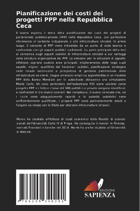 Pianificazione dei costi dei progetti PPP nella Repubblica Ceca