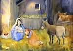 Josef, Maria und Jesus müssen fliehen. Kamishibai Bildkartenset (Innenansicht)