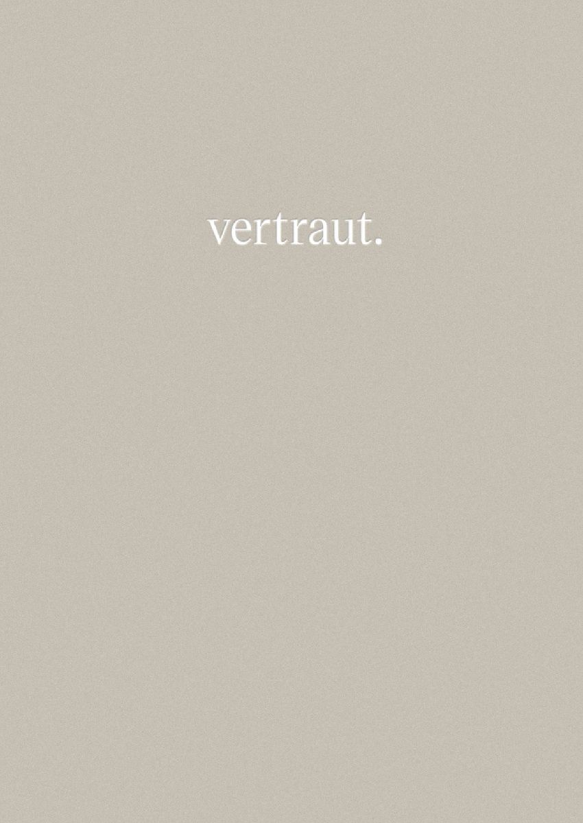 vertraut.