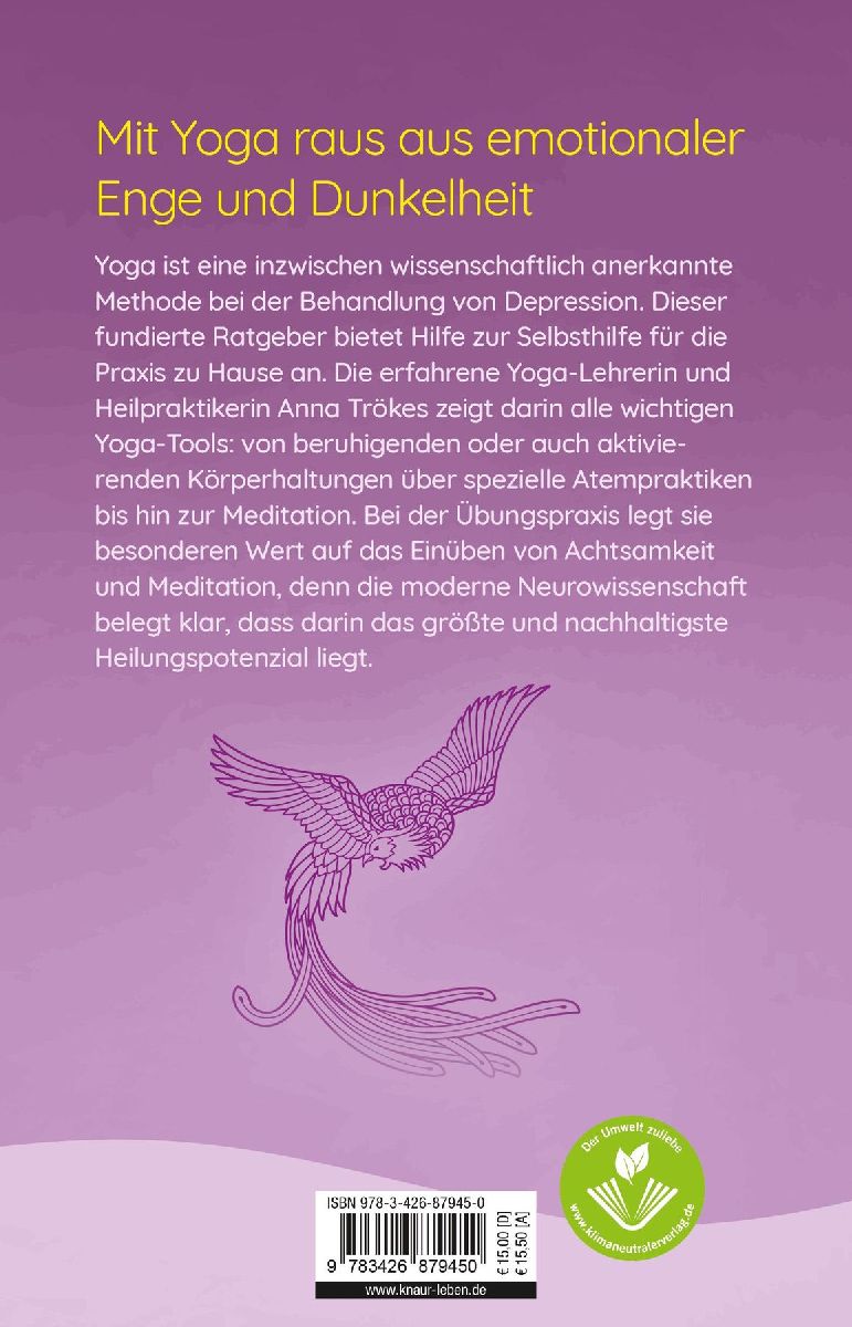 Yoga bei Depression (Rückseite)
