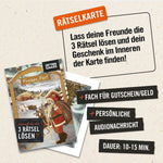 Hidden Games: Rätselhafte Weihnachten Rätselkarte (Innenansicht)