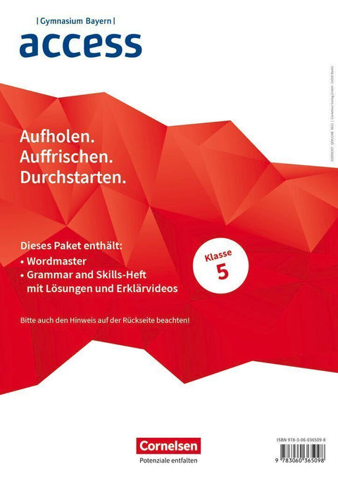 Access 5. Jahrgangsstufe. Bayern - Wordmaster und Grammar and Skills (Im Paket)