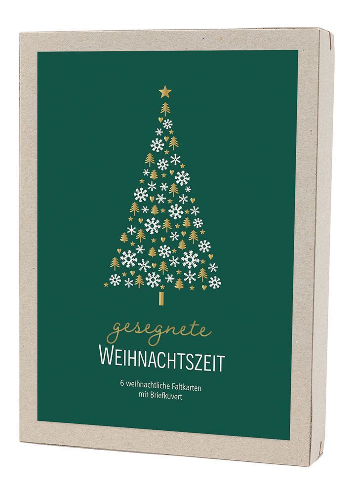 Kartenbox Weihnachten - gesegnete Weihnachtszeit