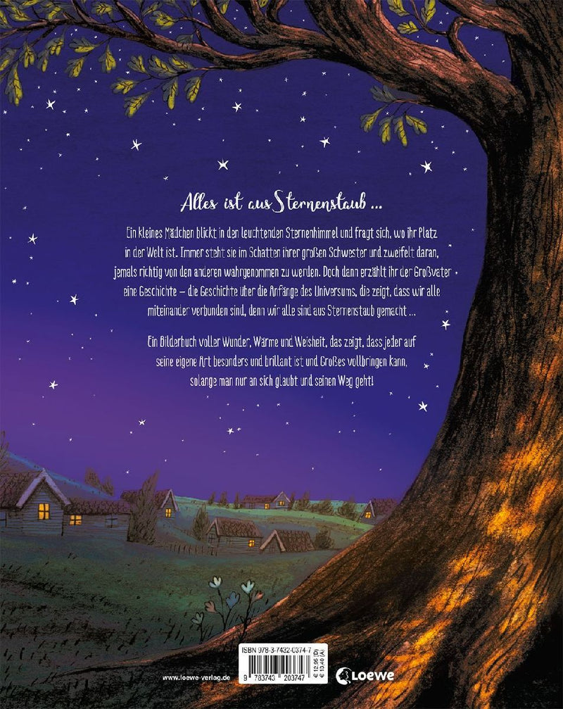 Sternenstaub - Glaub an dich und du findest den Weg zu den Sternen (Rückseite)