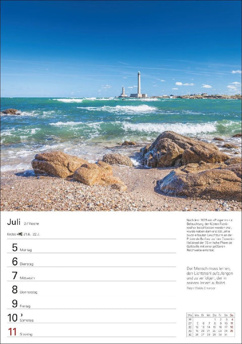 Bretagne und Normandie Wochenplaner 2027 - Eine Reise in 53 Bildern