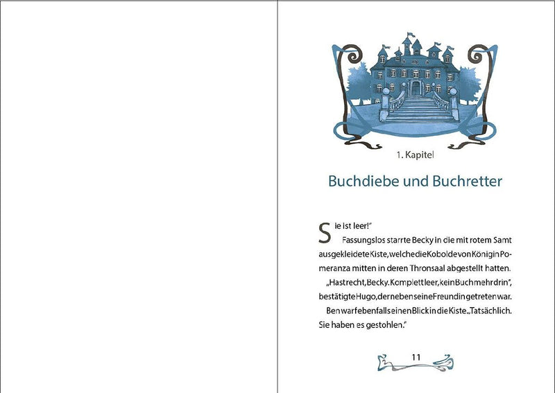 Das Bücherschloss (Band 6) - Schülerin der dunklen Magie (Innenansicht)