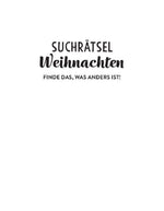 Suchrätsel Weihnachten I Finde das, was anders ist! (Innenansicht)