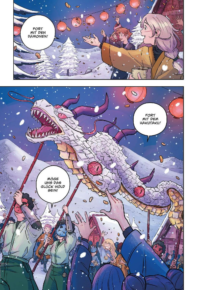 Die Legende des Hakutaku (Innenansicht)