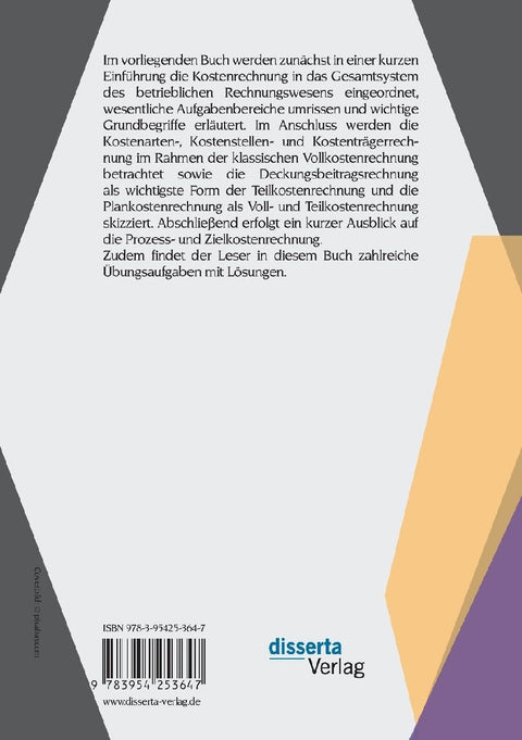 Grundlagen der Kosten- und Leistungsrechnung