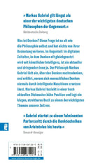 Der Sinn des Denkens (Rückseite)