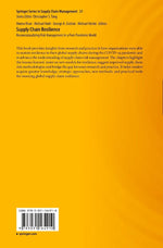 Supply Chain Resilience