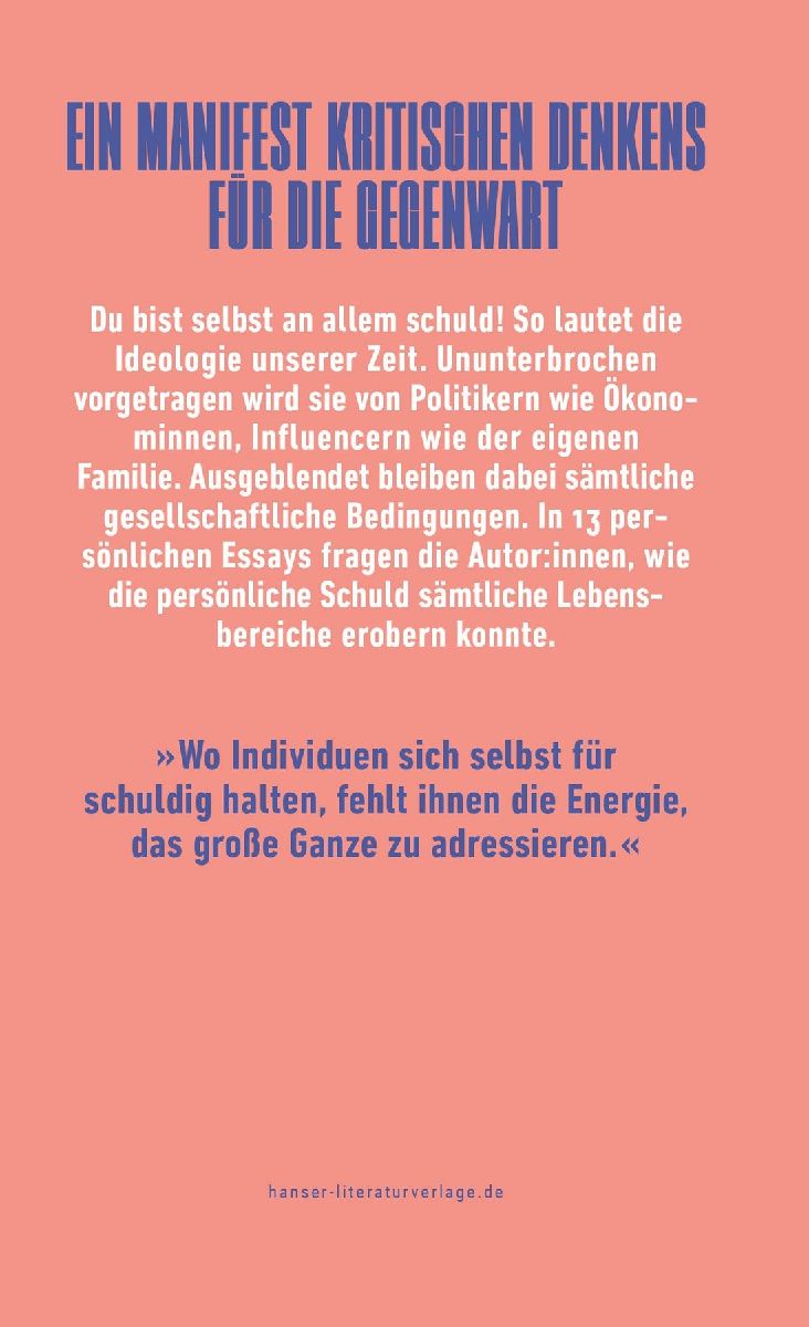 Selbst schuld! (Innenansicht)