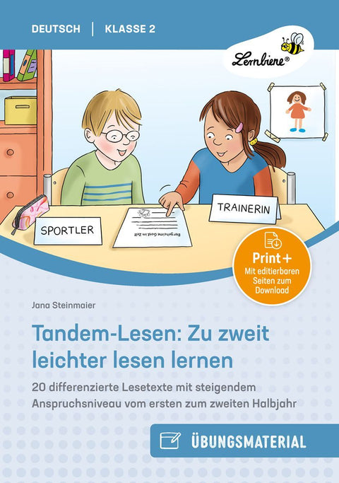 Tandem-Lesen: Zu zweit leichter lesen lernen