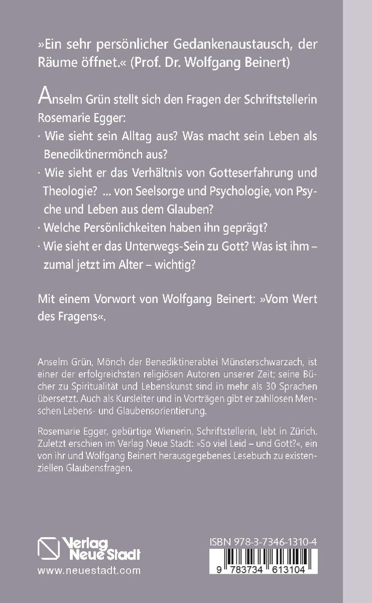 Lieber Bruder, was sagen Sie dazu? Anselm Grün antwortet (Rückseite)