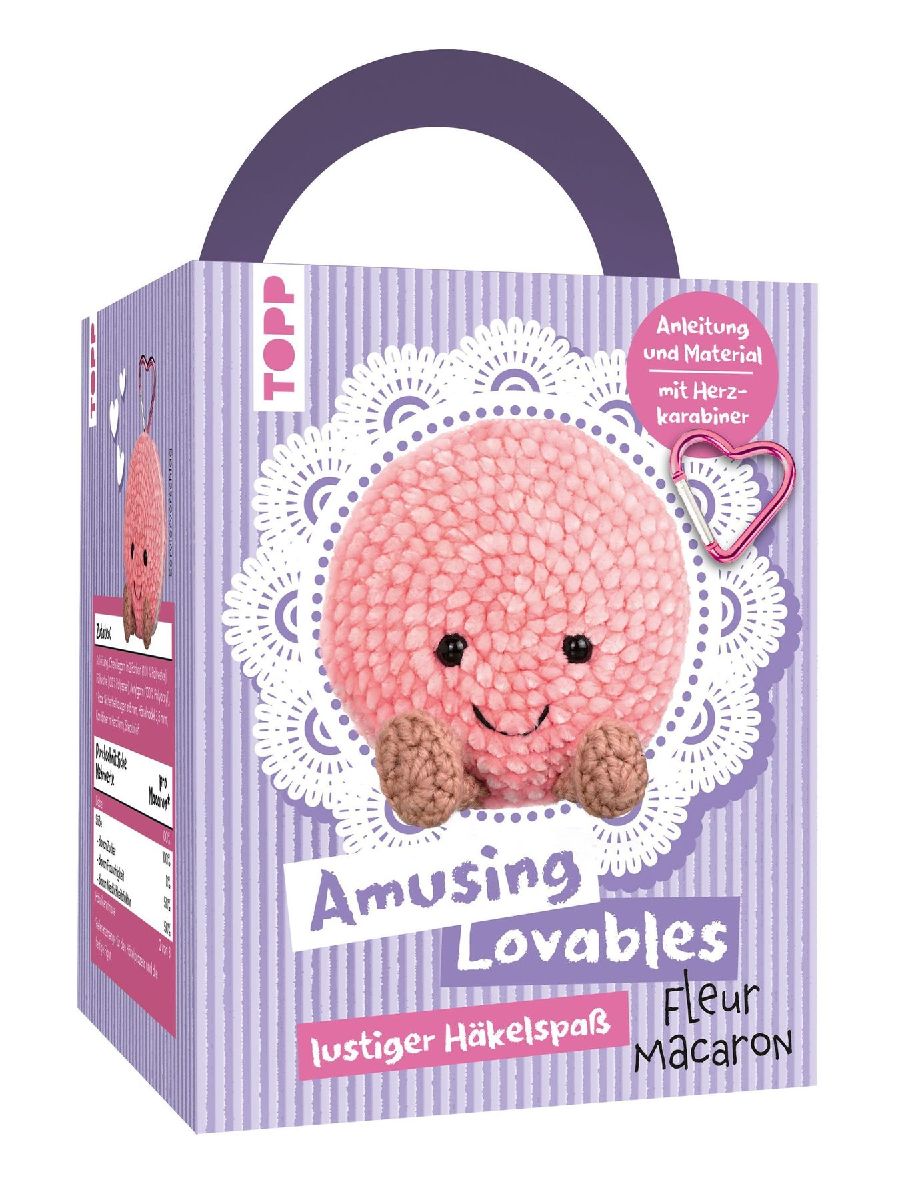Amusing Lovables Häkelset Fleur Macaron