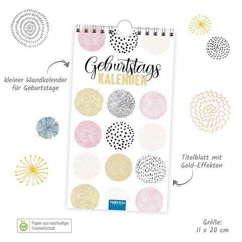 Trötsch Geburtstagskalender Glamour