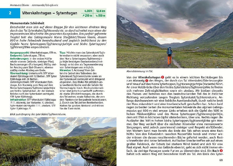 ROTHER Wanderführer Schweden: Kungsleden (Innenansicht)