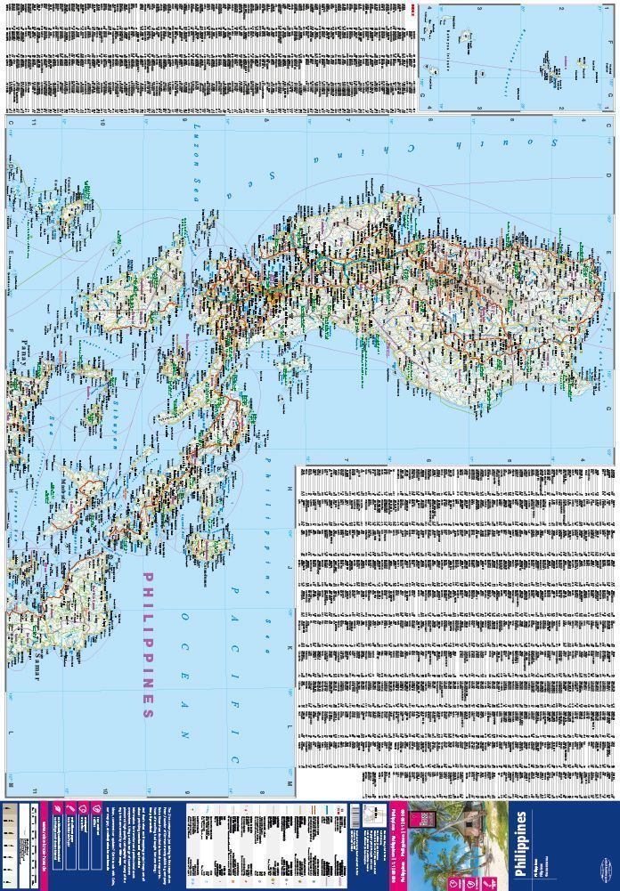 Reise Know-How Landkarte Philippinen / Philippines (1:1.200.000) (Innenansicht)