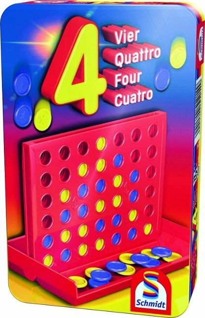 4 (Vier) in Metalldose