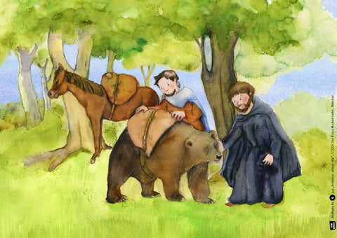 Korbinian und der Bär. Kamishibai Bildkartenset