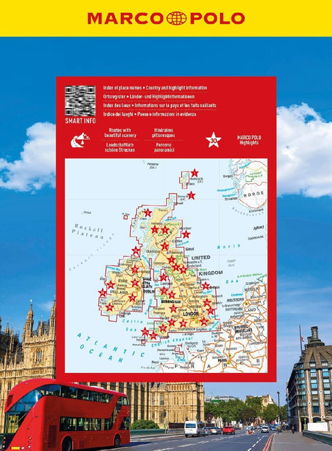 MARCO POLO Reiseatlas Großbritannien, Irland 1:300.000