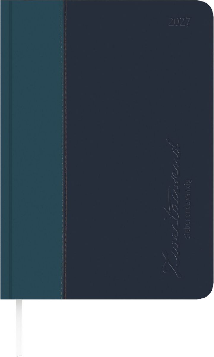 ZETTLER Buchkalender Premium Water türkis-blau A5 2027