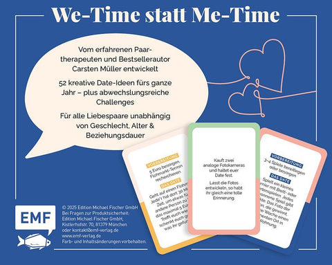Kartenspiel: We Time - Ein Jahr Paarzeit