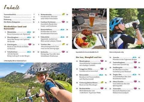 Hütten und Almen mit dem Mountainbike Bayerische Hausberge