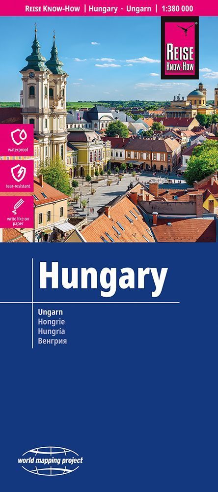 Reise Know-How Landkarte Ungarn | Hungary (1:380.000)