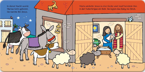 Babys liebstes Fühlbuch: Die Weihnachtsgeschichte