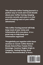 Coffee Tasting Journal (Rückseite)