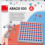 SCHUBI Abaco 100. Modell A 10/10 Kugeln (rot/blau)