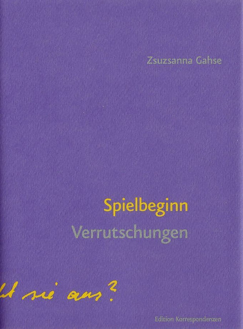 Spielbeginn