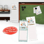 Trötsch Notizblock mit Stift und Magnet Winterwald