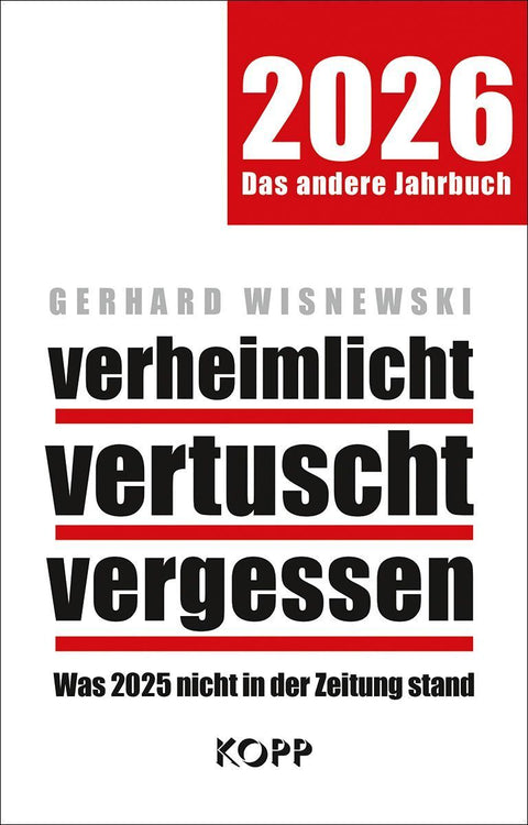 verheimlicht - vertuscht - vergessen 2026