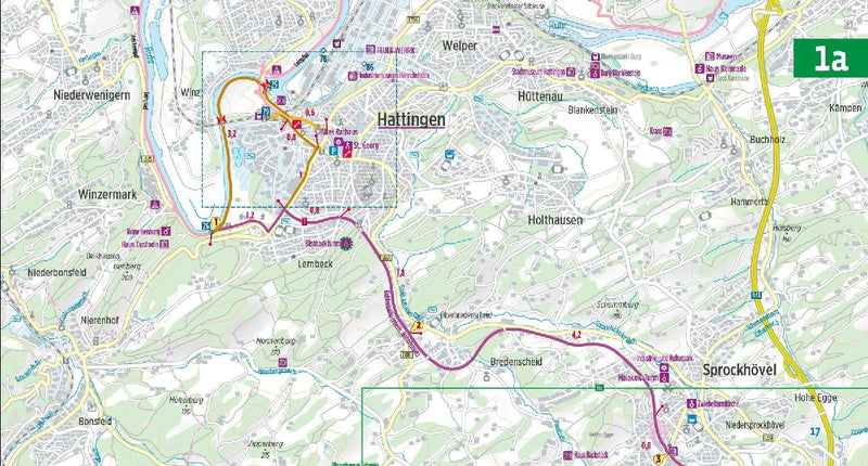 Bahntrassen- und Fluss-Radwege Bergisches Land (Innenansicht)