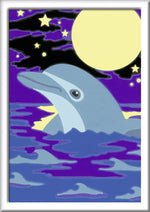 Ravensburger Malen nach Zahlen 27694 - Kleiner Delfin - Kinder ab 7 Jahren (Innenansicht)