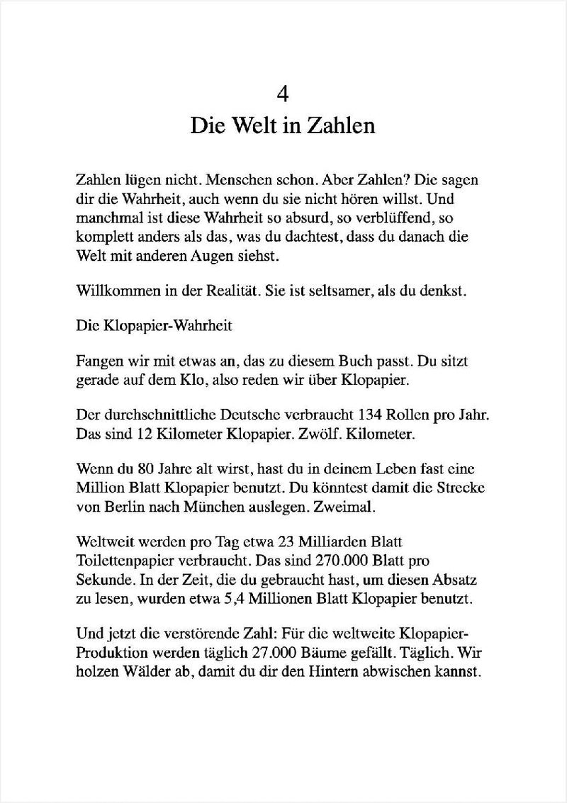 KLUG WERDEN GANZ FLOTT, WÄHREND DU SITZT AUF DEM POTT (Innenansicht)