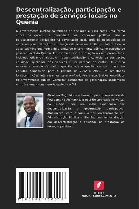 Descentralização, participação e prestação de serviços locais no Quénia