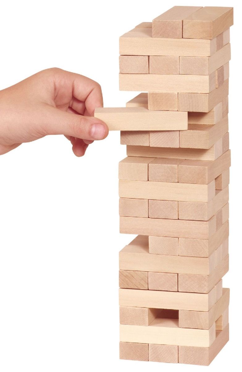 Geschicklichkeitsspiel Wackelturm