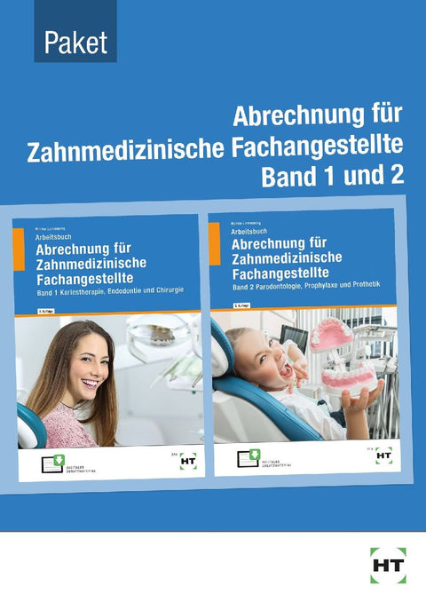 Paketangebot Abrechnung für Zahnmedizinische Fachangestellte Band 1 und 2
