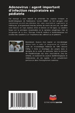 Adenovirus : agent important d'infection respiratoire en pédiatrie