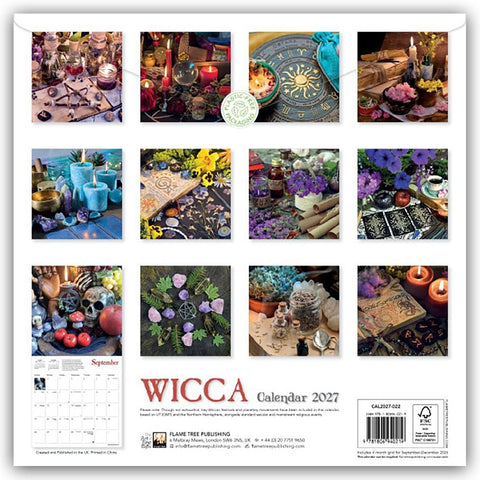 Wicca - Hexenkunst 2027 - Original Flame Tree Publishing-Kalender [Kalender]