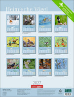 Heimische Vögel Kalender 2027