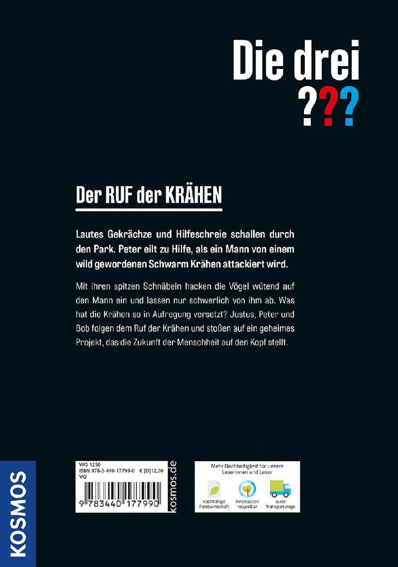 Die drei ??? Der Ruf der Krähen (Rückseite)