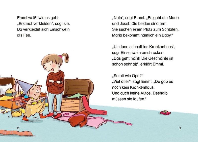 Emmi & Einschwein. Fröhliche Schweinachten! (Innenansicht)