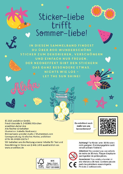 I Love Summer - Sticker-Liebe