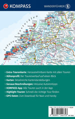KOMPASS Wanderführer Lofoten, Vesterålen und Senja, 70 Touren mit Extra-Tourenkarte (Rückseite)