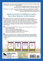 Frequently Asked Questions About Response to Intervention